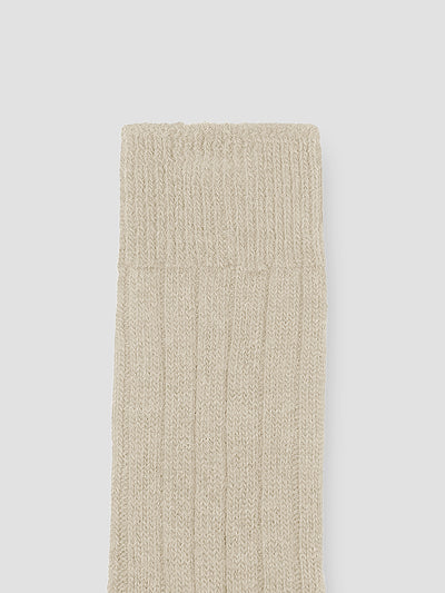 Ecru Alpaca Bed Socks