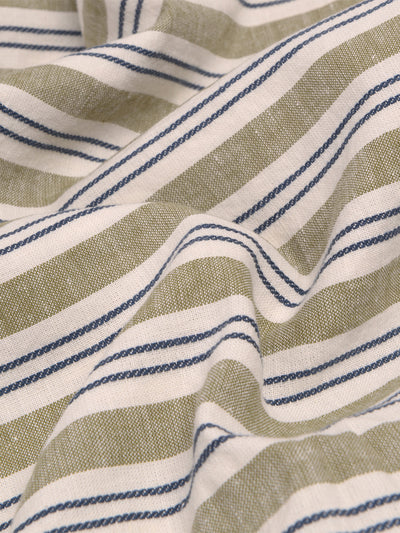 Thyme Somerley Stripe Linen Blend Pillowcases (Pair)