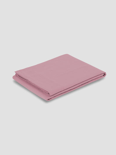 Raspberry Linen Blend Flat Sheet - alternate image