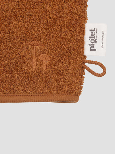Chestnut Cotton Woodland Animal Bath Mitt