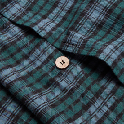 Canopy Heathcliff Check Brushed Cotton Duvet Cover