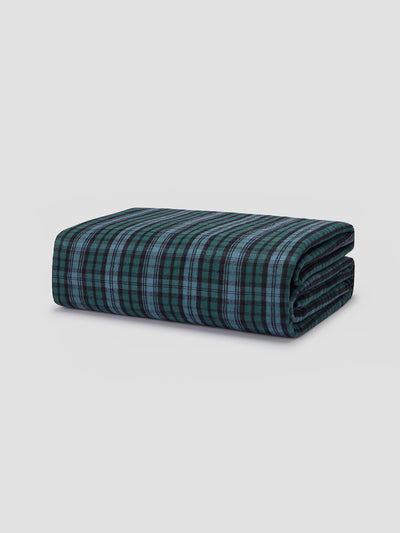 Canopy Heathcliff Check Brushed Cotton Duvet Cover