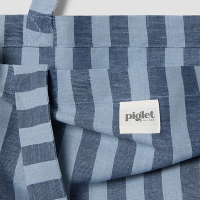 Dusty Blue Pembroke Linen Blend Tote Bag