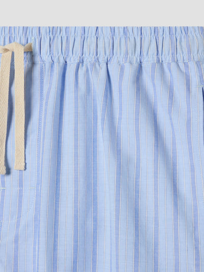 Men’s Pale Blue Favourite Shirt Stripe Cotton Trousers