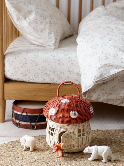 Red Mushroom Basket