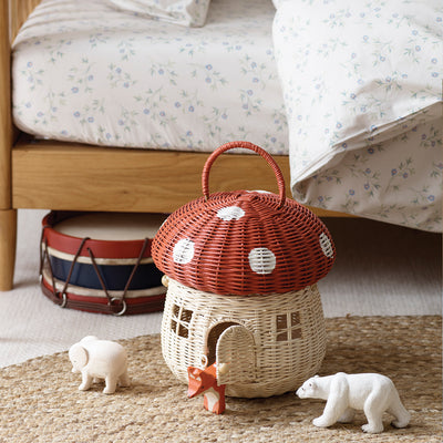 Red Mushroom Basket