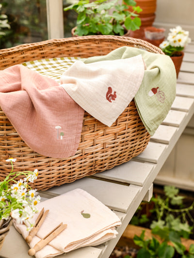 Cotton Gauze Muslin Squares Set of 4