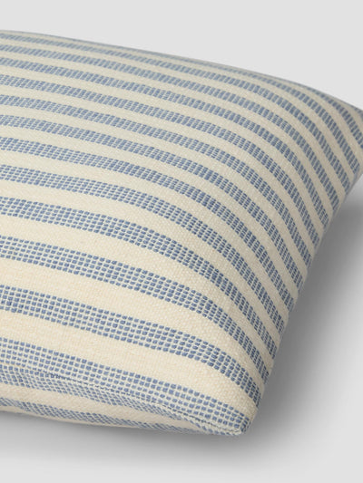 Coastal Blue Pembroke Stripe Wool Cushion Cover