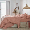 Sandstone Red Pembroke Stripe Linen Bundle