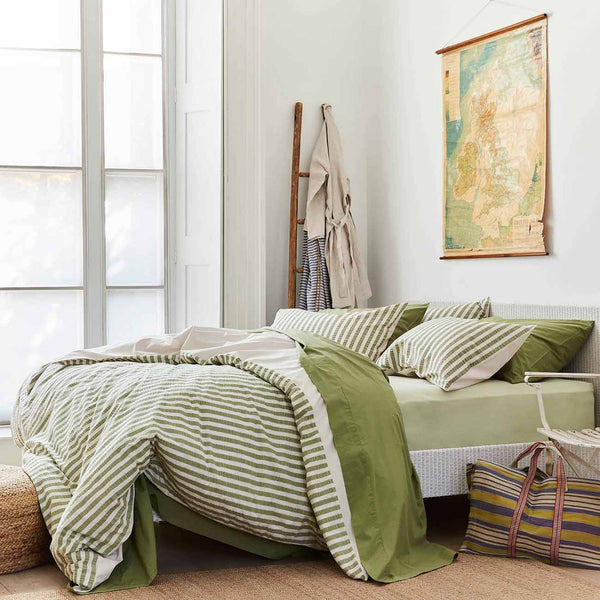 Pear Seersucker Stripe Cotton Bundle