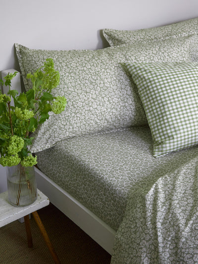 Pear Meadow Floral Cotton Pillowcases (Pair)