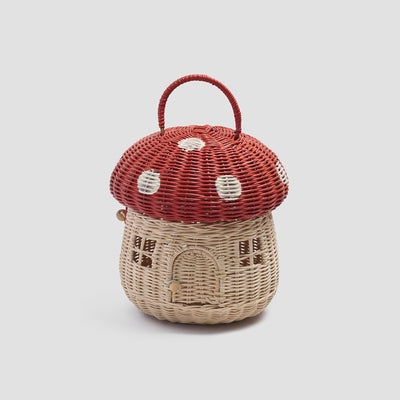 Red Mushroom Basket