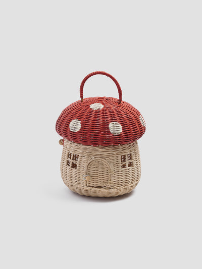Red Mushroom Basket