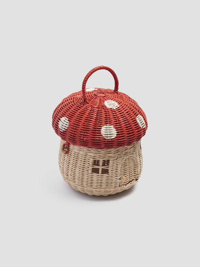 Red Mushroom Basket