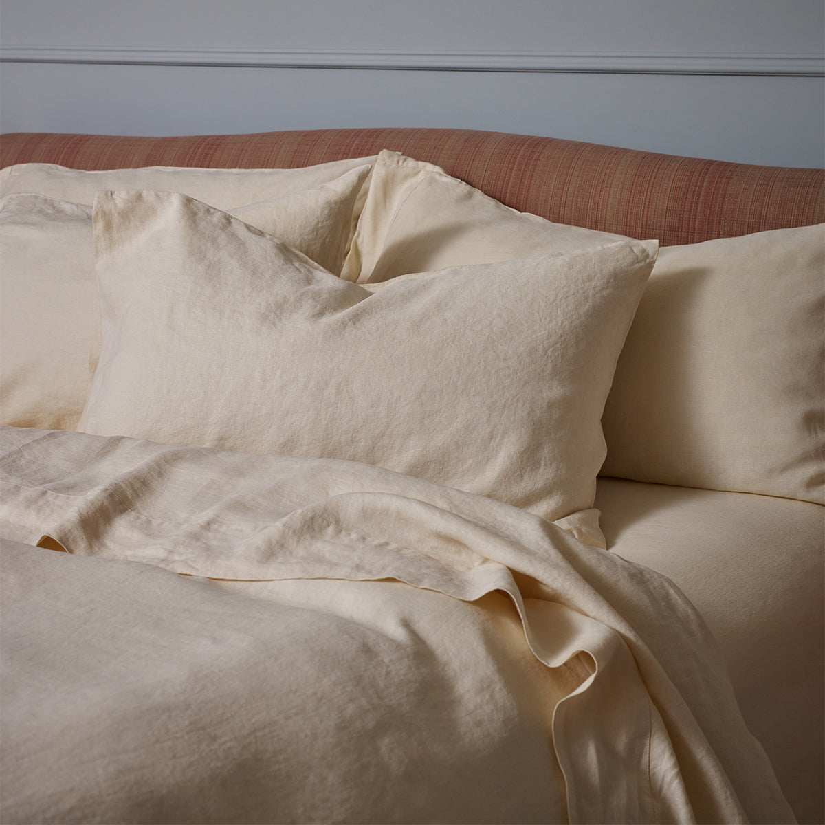 Pearl Linen Pillowcases (Pair)