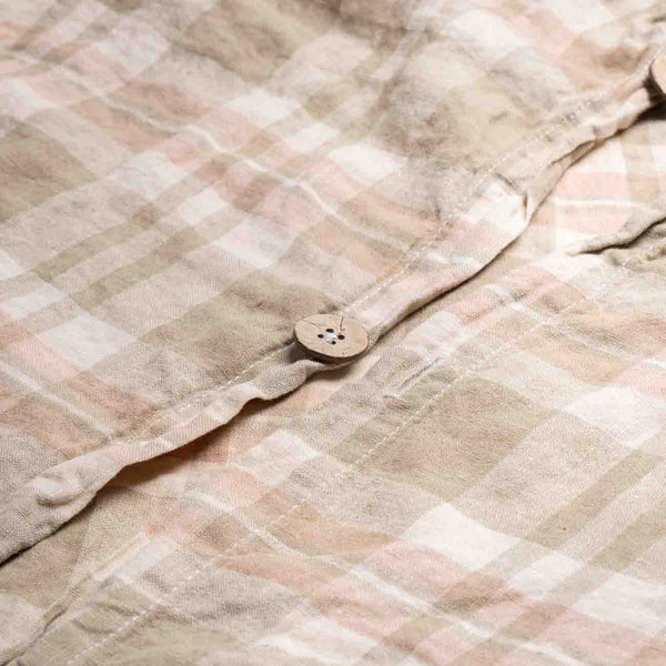 Taupe Check Linen Bundle