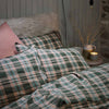 Fern Green Check Linen Bundle