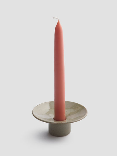2pk Beeswax Dining Candle Madder Root