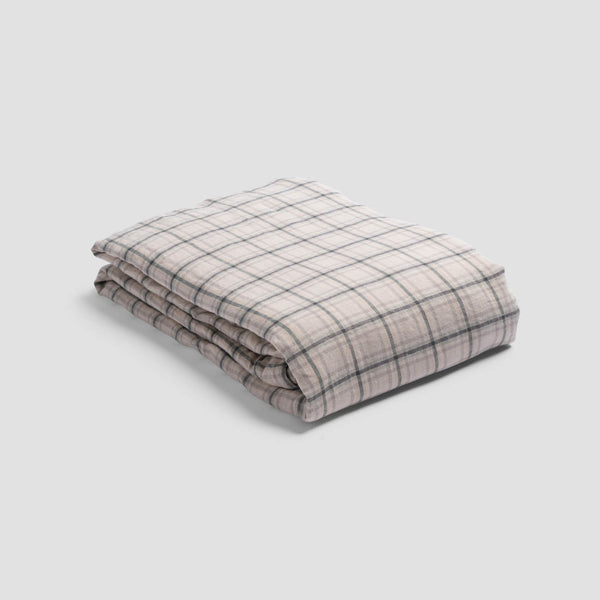 Natural Check Linen Bundle