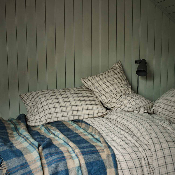 Natural Check Linen Bundle