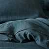 Teal Waffle Chambray Linen Bundle