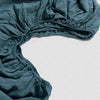 Teal Waffle Chambray Linen Bundle