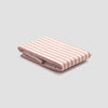 Desert Sand Seersucker Stripe Cotton Duvet Cover