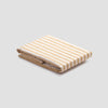 Ochre Seersucker Stripe Cotton Duvet Cover