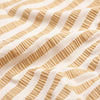 Ochre Seersucker Stripe Cotton Detail