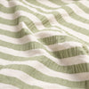 Pear Seersucker Stripe Cotton Detail