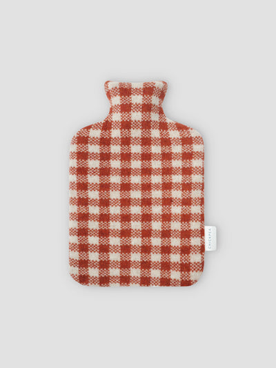 Red Gingham Hot Water Bottle