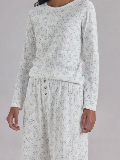 Spring Sprig Pointelle Trouser
