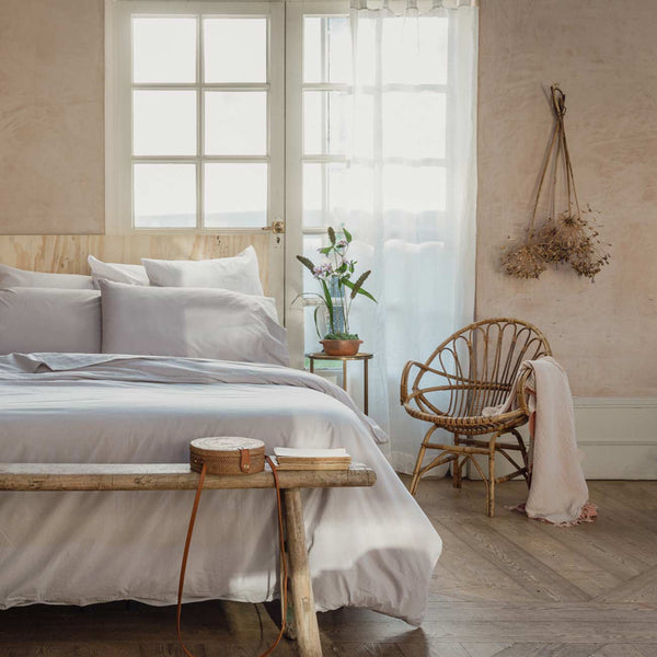 Stone Washed Percale Cotton Bedding