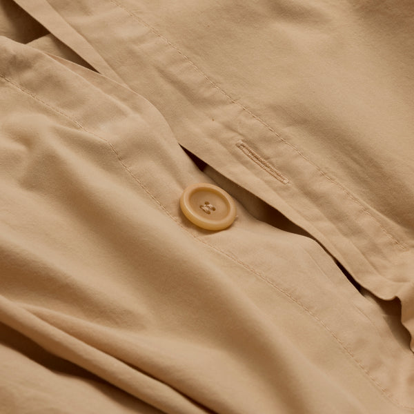 Cafe au Lait Washed Cotton Percale Bedtime Bundle - Piglet in Bed