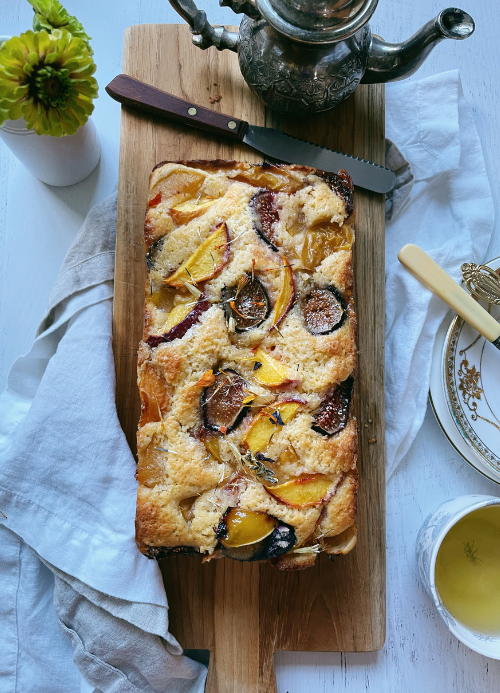 Plum & Fig Loaf Cake