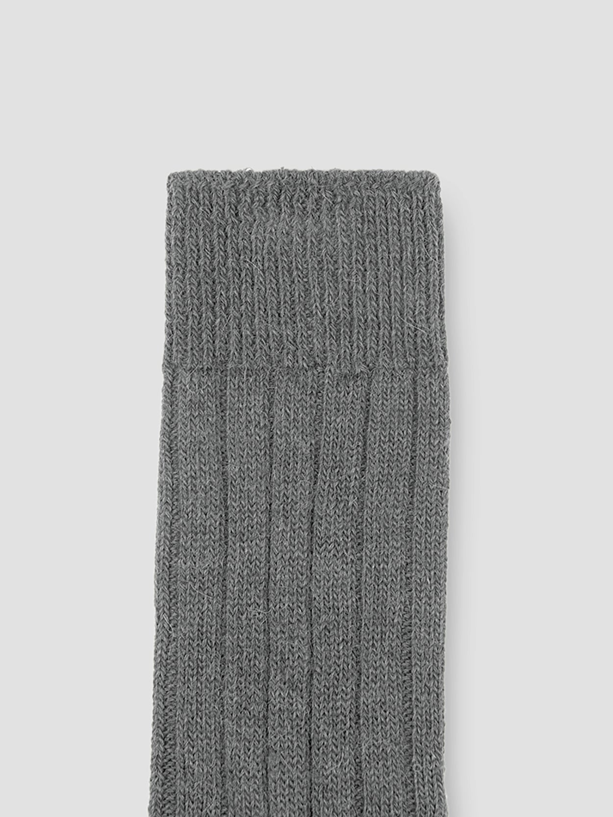 Grey Alpaca Bed Socks
