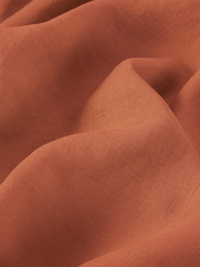 Burnt Orange 100% Linen Pillowcases (Pair)