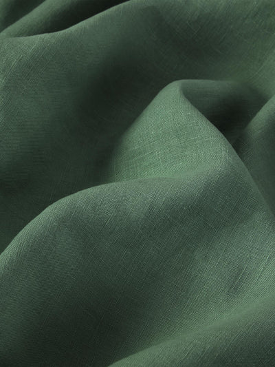 Elm Green Linen Blend Fabric Swatch