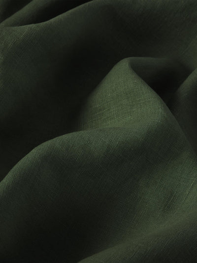 Fern Green Linen Blend Fabric Swatch