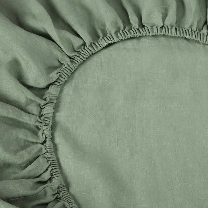 Sage Green Three Quarter Fitted Sheet