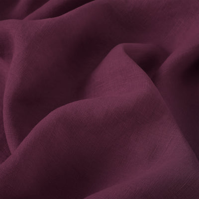 Berry 100% Linen Flat Sheet
