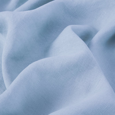 Celeste Blue Linen Blend Duvet Cover
