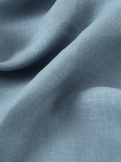 Dusk Blue Linen Blend Duvet Set - alternate image