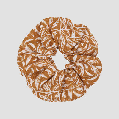 Sussex Rush Willow Boughs Linen Scrunchie - alternate image
