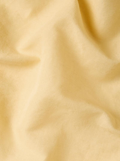 Butter Yellow Linen Blend Plain Fabric Swatch