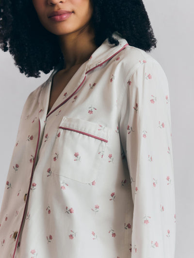 Pearl Posy Bud Cotton Trouser Set - alternate image