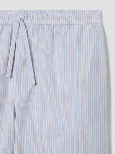 Men’s Sky Blue Stripe Cotton Trousers