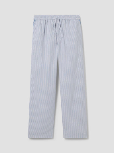 Men’s Sky Blue Stripe Cotton Trousers
