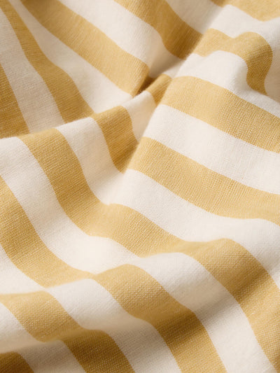 Honey Pembroke Stripe Linen Blend Pillowcases (Pair)