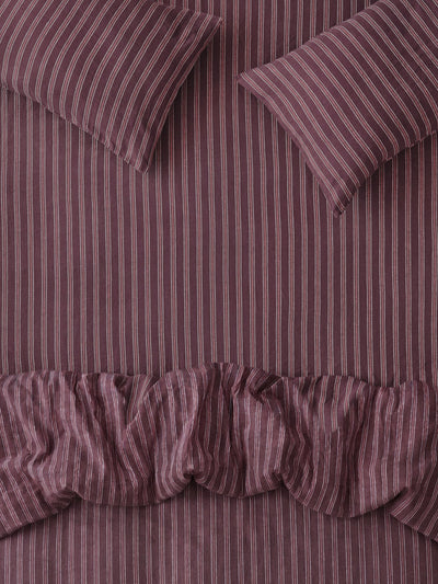 Berry Walderton Stripe 100% Linen Fitted Sheet